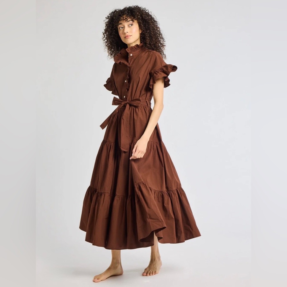 Mille VICTORIA DRESS IN CHOCOLATE